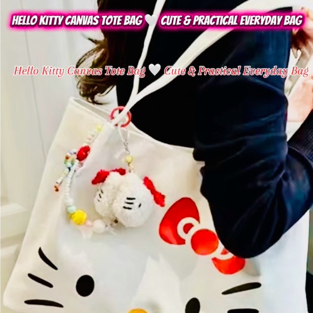 Hello Kitty White and Red Laptop Bag
